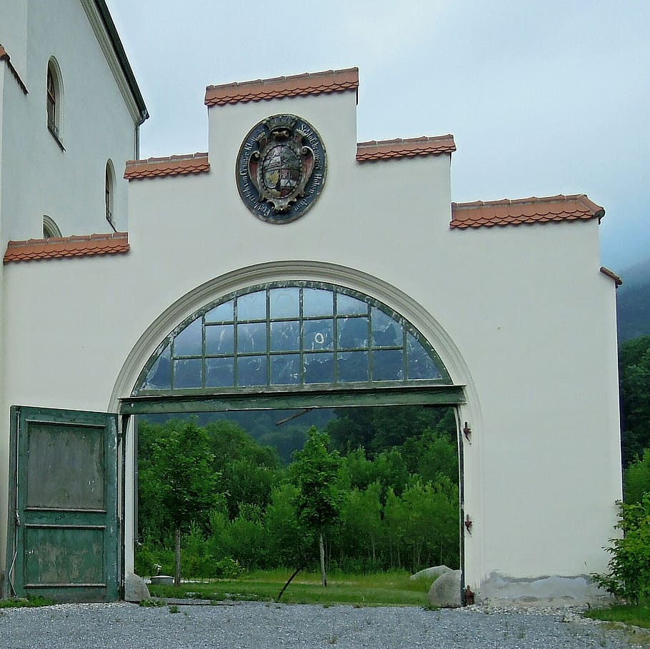 goal, nature, trees, building, architecture, door, transition HD wallpaper