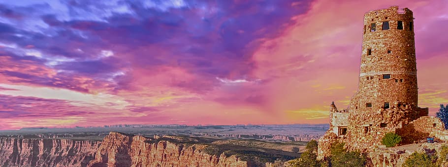 landmark photography, Castle, Banner, Header, Scene, sky, design HD wallpaper
