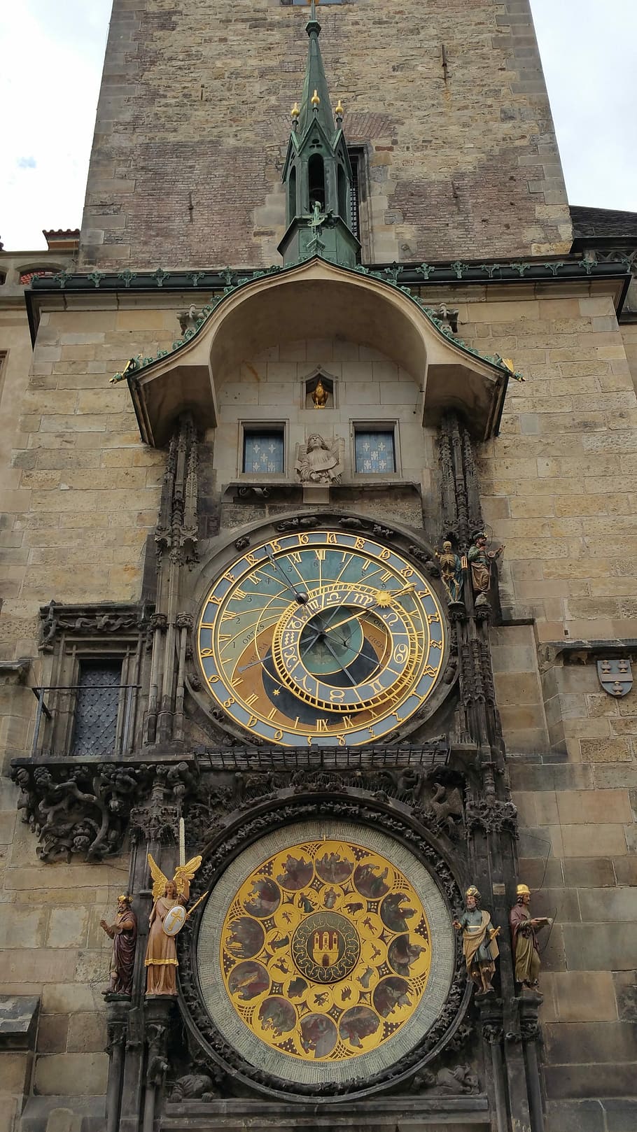 Astronomical Clock, Clock, Town, Town Square, prague, czech HD wallpaper