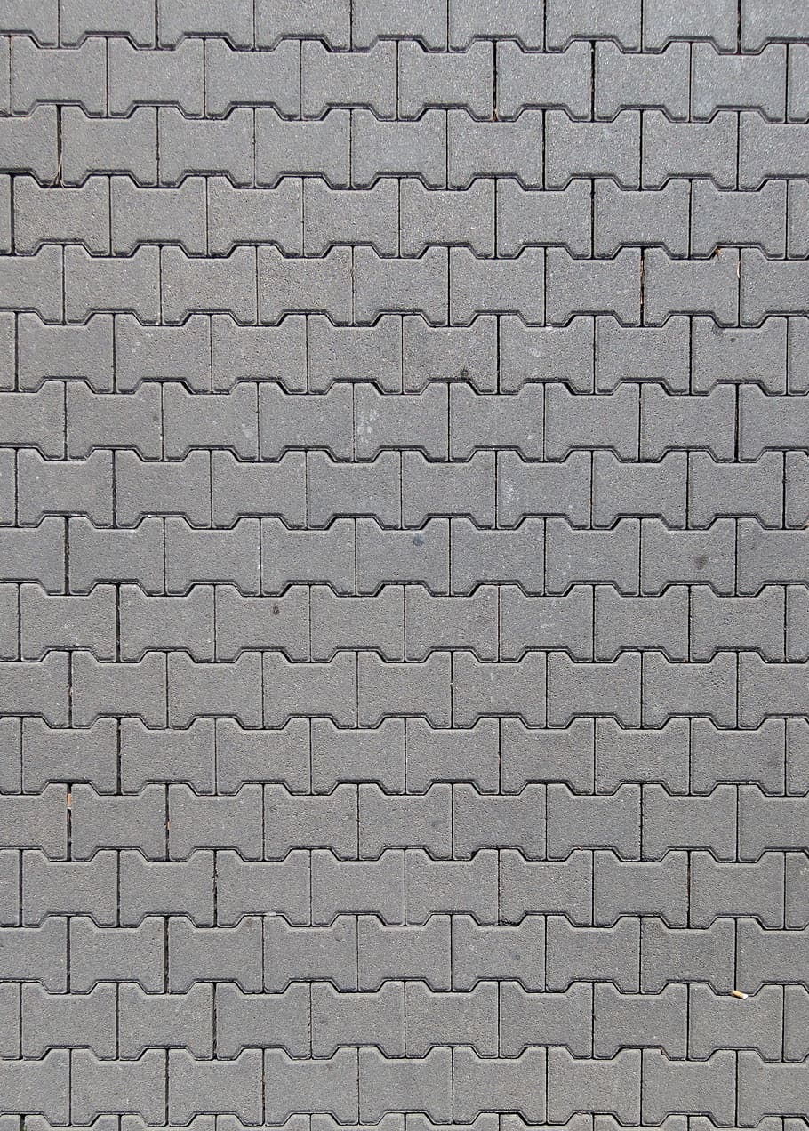 gray pavement, stone, texture, surface, pattern, block, backgrounds HD wallpaper