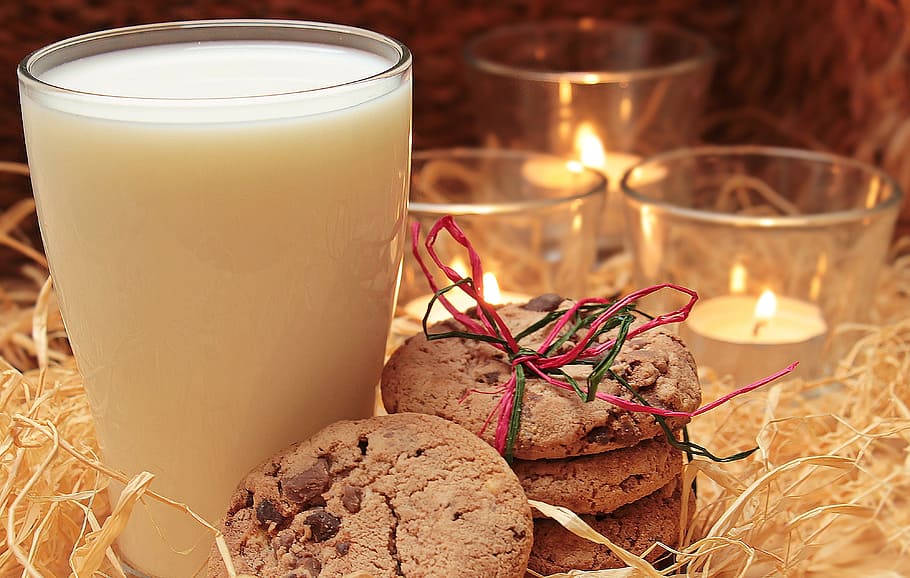 food, healthy, light, drink, blur, breakfast, candles, cookies HD wallpaper