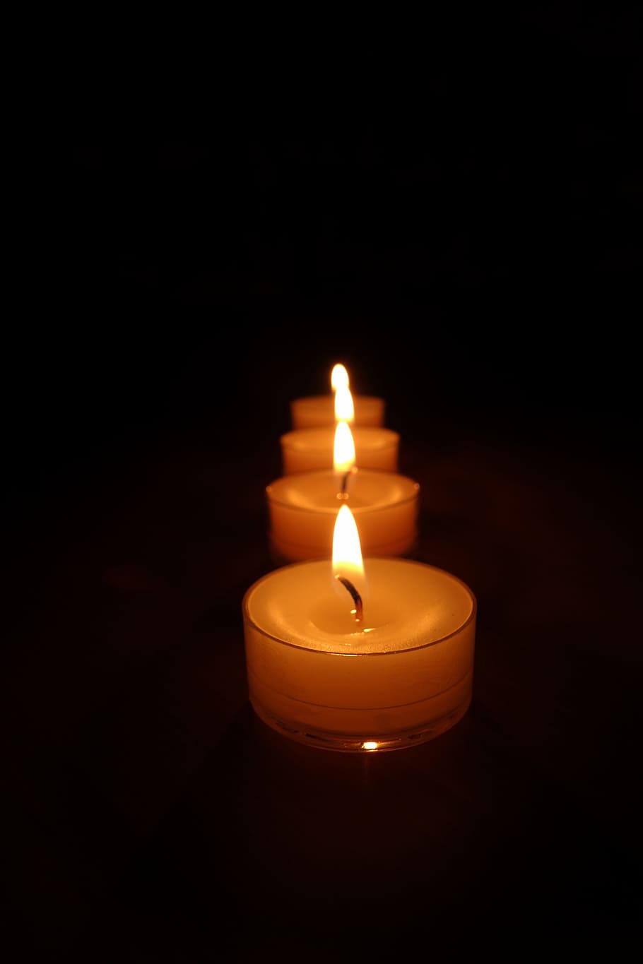 Candlelight, Candles, Wax, candlestick, wick, romance, mood HD wallpaper