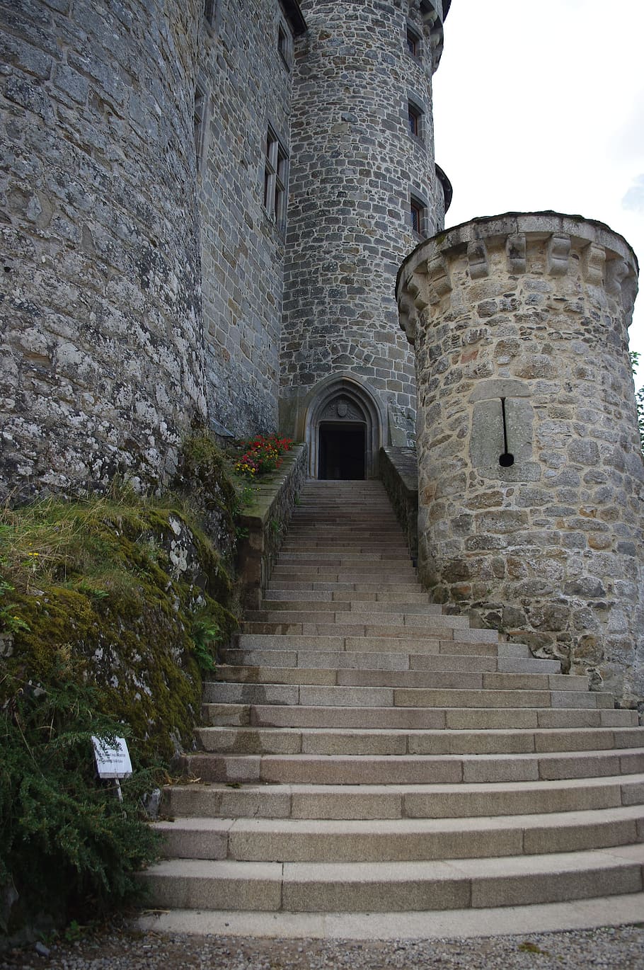 staircase, castle, monument, architecture, built structure HD wallpaper