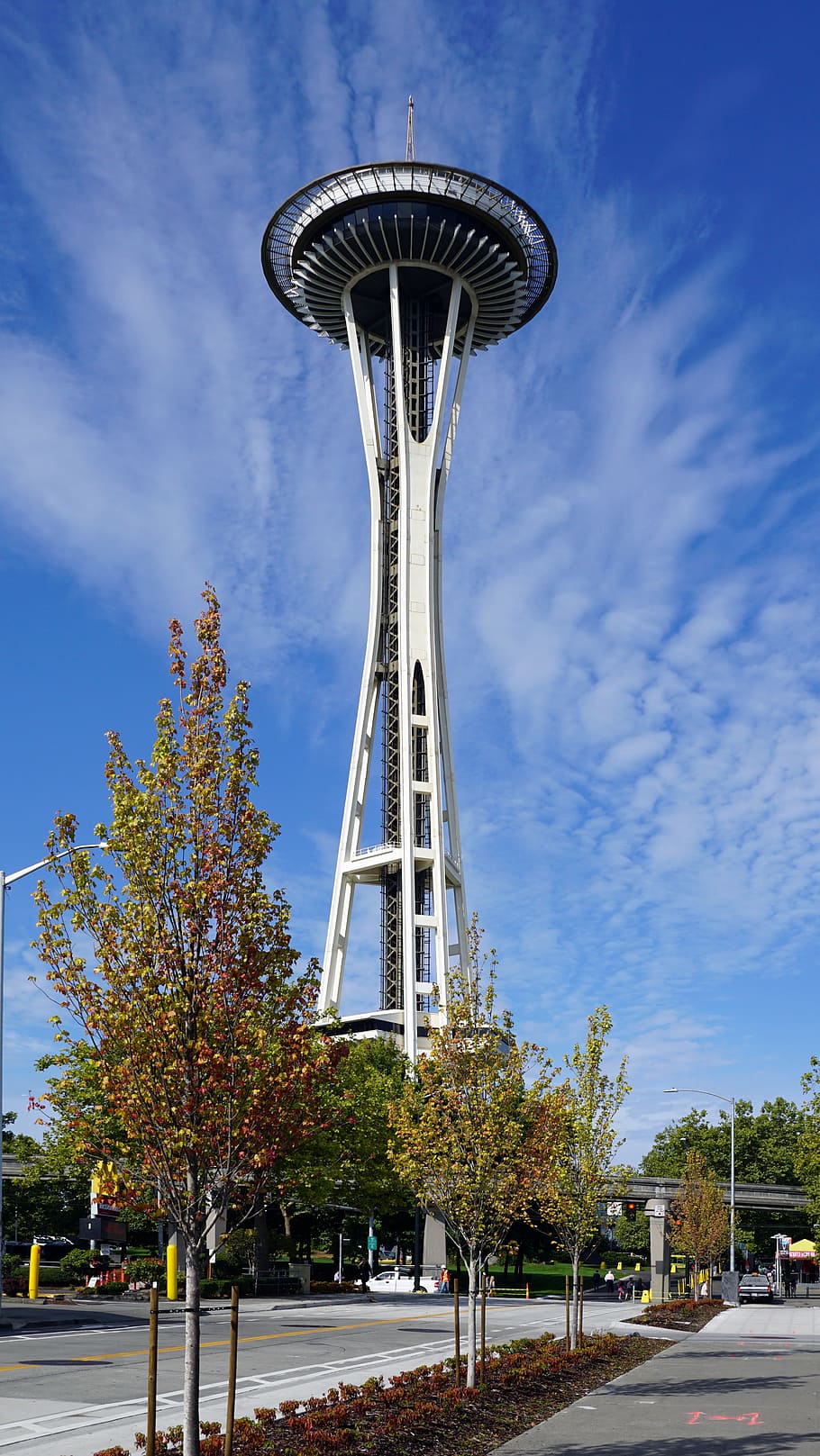 spaceneedle, seattle, america, observation tower, famous Place, HD wallpaper