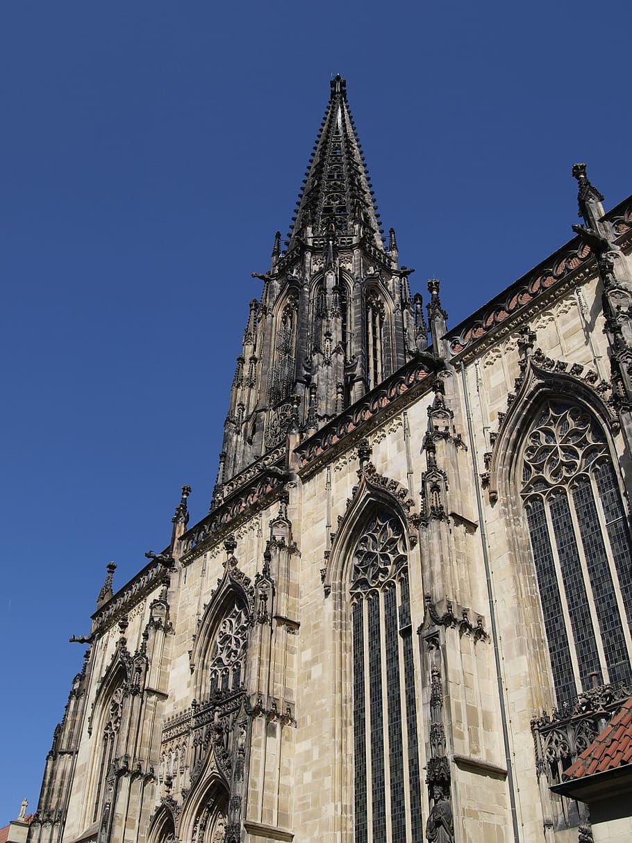 Church, Dom, Window, Gothic, Stone, religion, faith, germany HD wallpaper