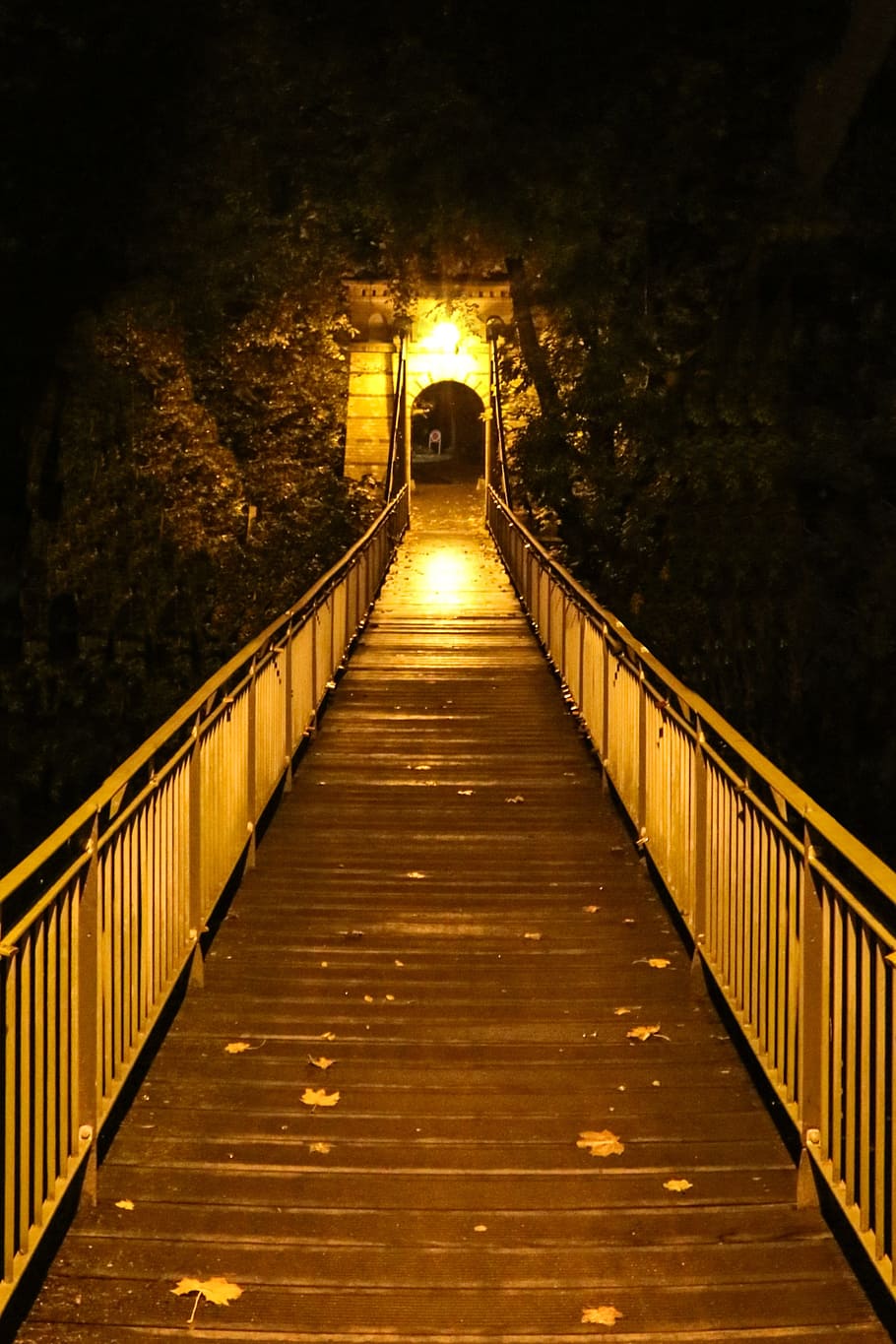 Bridge, Night, Light, Lighting, Hamburg, illuminated, river HD wallpaper