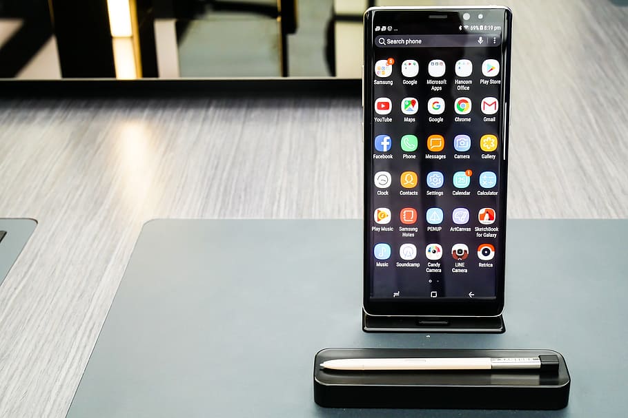 smartphone, android, technology, table, wireless technology HD wallpaper