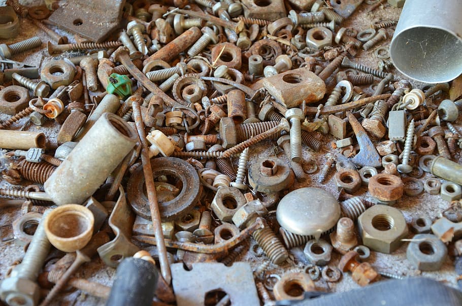 tool, old, old tools, metal, stainless, rusted, iron, screw HD wallpaper
