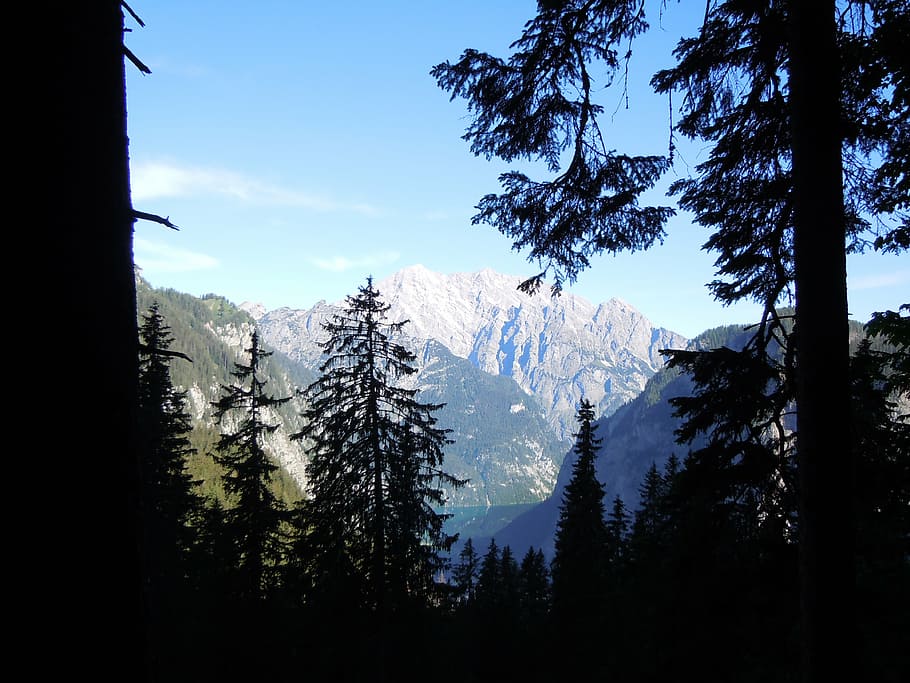 watzmann, berchtesgaden national park, great watzmann, watzmannfrau, HD wallpaper