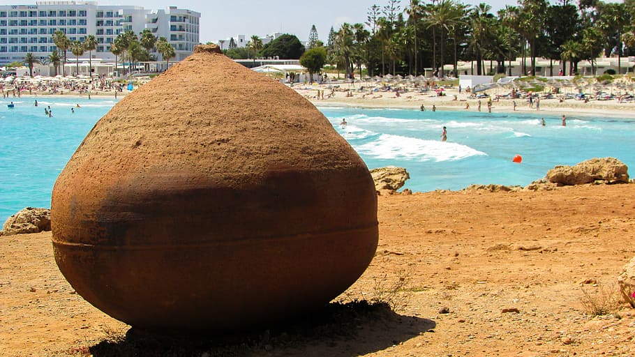 container, pottery, ceramic, traditional, beach, decoration HD wallpaper