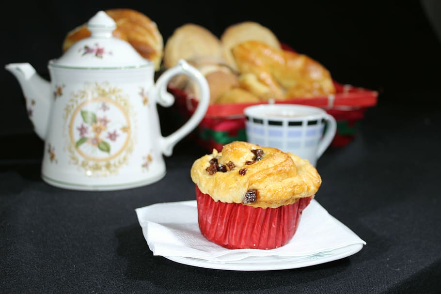 bread, breakfast, dessert, meal, food and drink, freshness HD wallpaper