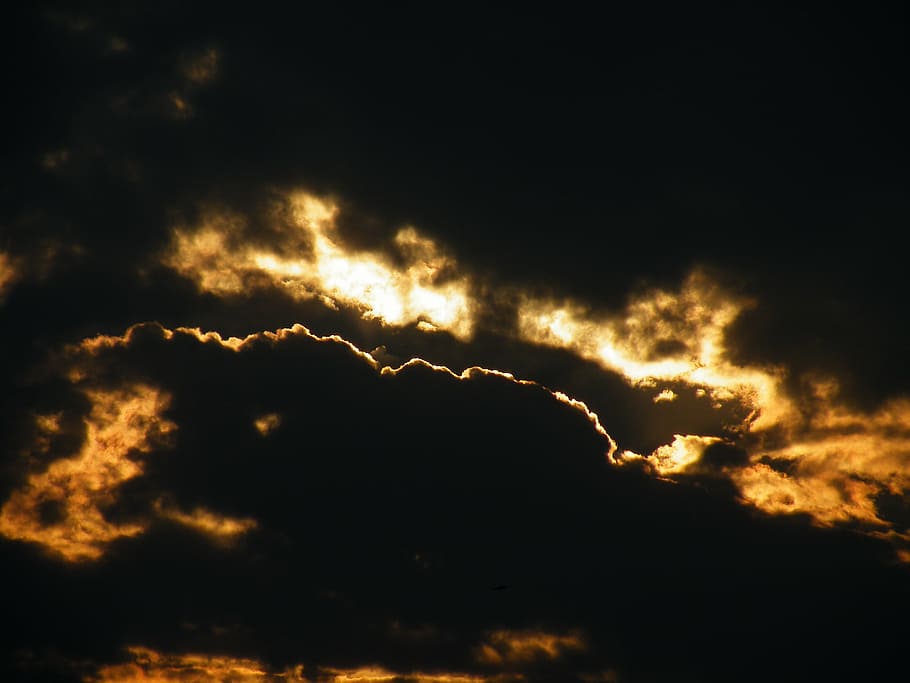 clouds, sunset, sky, dramatic, atmosphere, weather, cloud - sky HD wallpaper