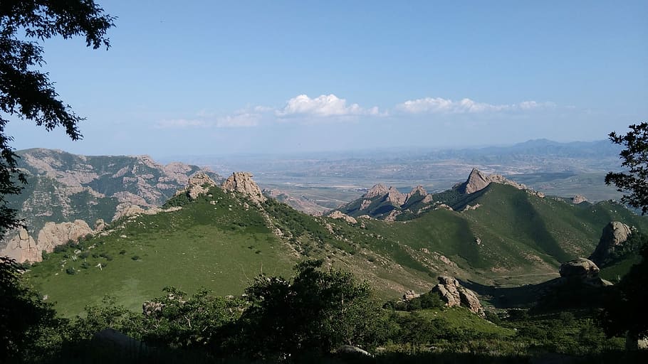 Inner Mongolia, Mountains, daqingshan, stretching, landscape HD wallpaper