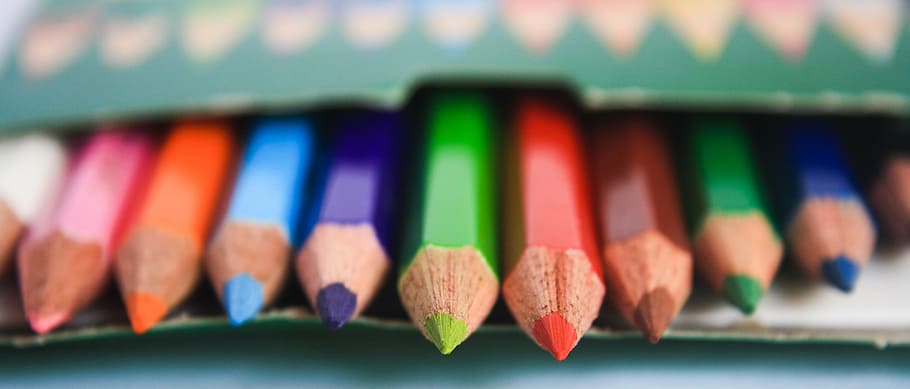 pencils, drawing, pens, creative, creativity, colored, colors HD wallpaper