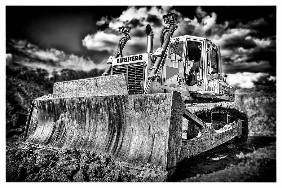 Caterpillar excavator 1080P, 2K, 4K, 5K HD wallpapers free download