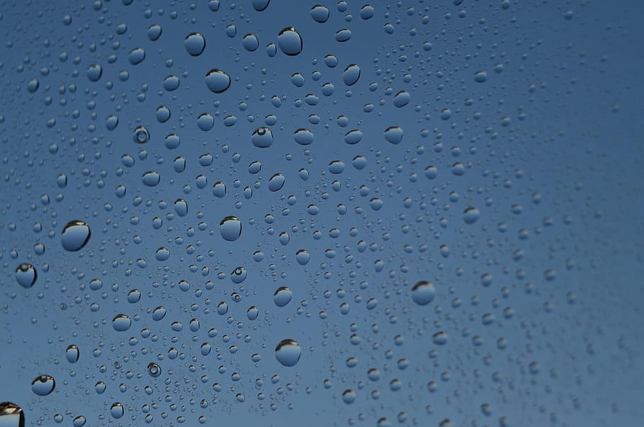 water drops, Texture, Drip, Wet, rain, raindrop, surface, mirroring HD wallpaper