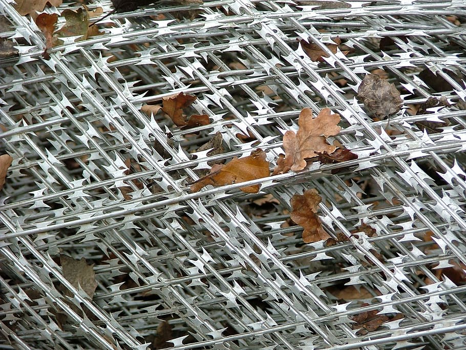 pattern, industry, abstract, desktop, metal, autumn, leaves HD wallpaper