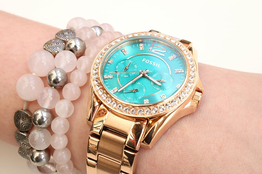 Fossil turquoise watch hot sale