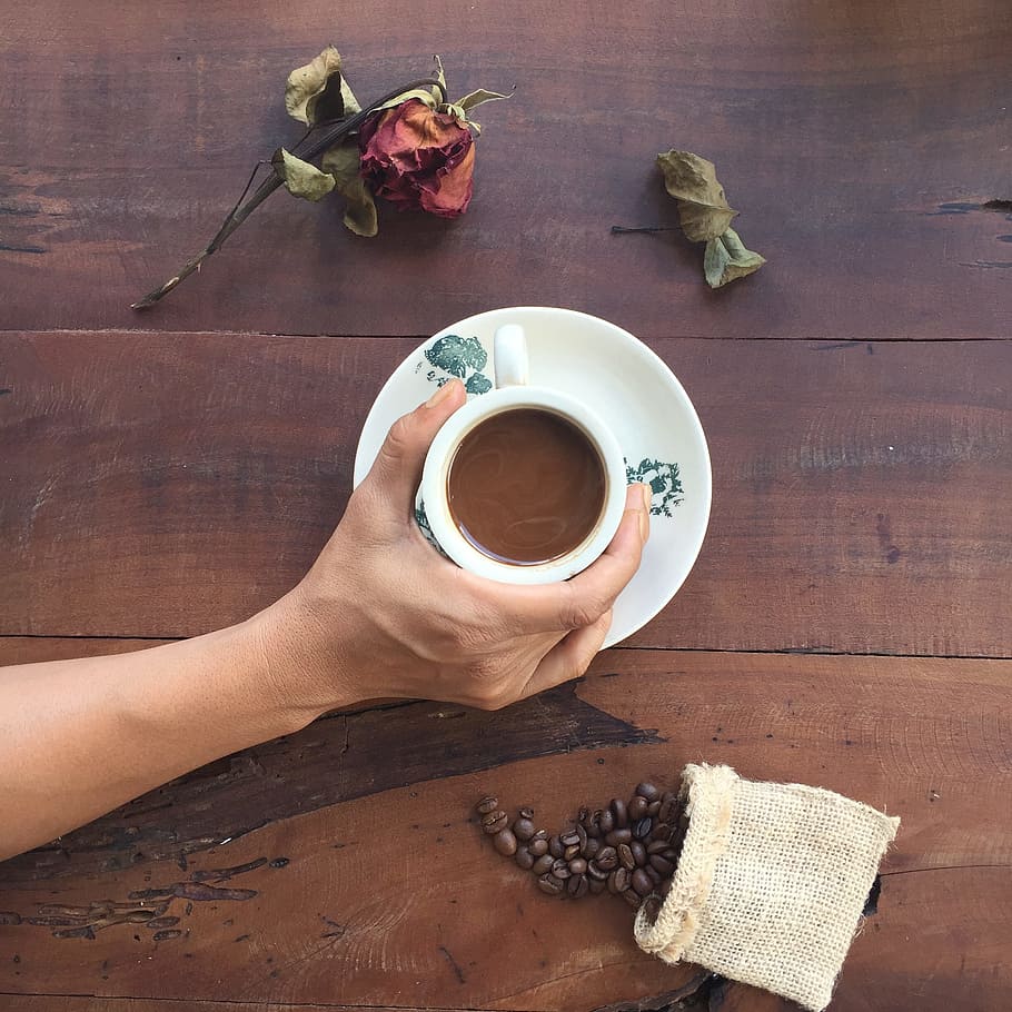 caffeine, coffee, cup, mug, beverage, coffee beans, cup of coffee HD wallpaper
