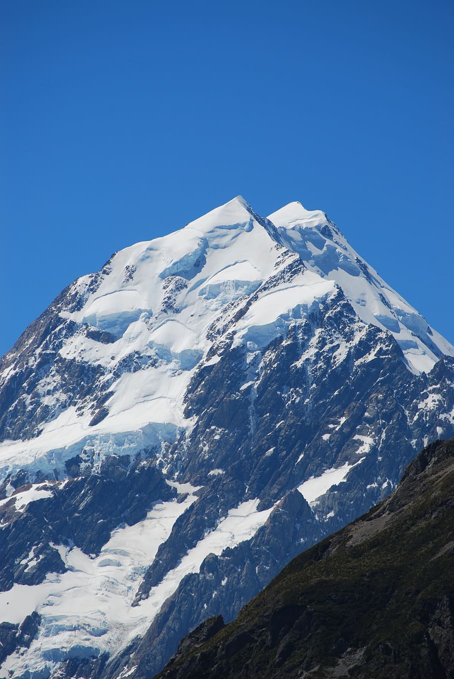 Mountain Top, Mount Cook, New Zealand, southern alps, alpine