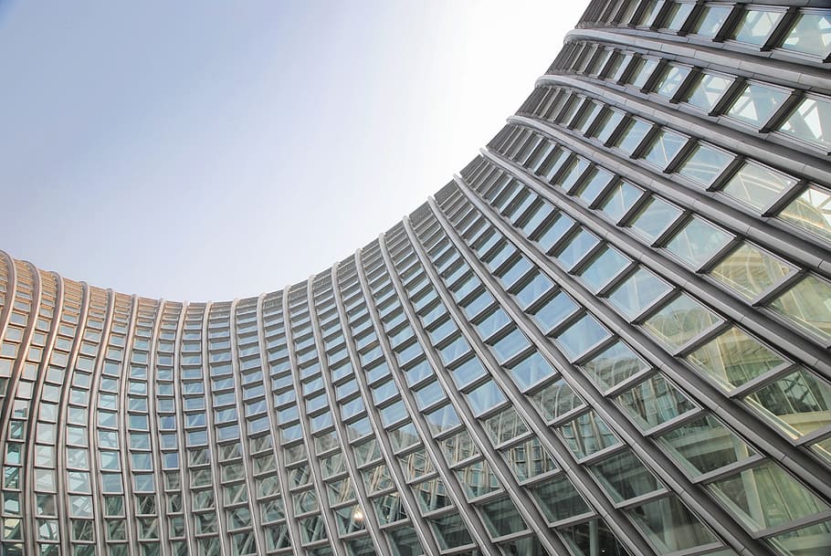 Structure, Building, Modern Architecture, phoenix center, curve HD wallpaper