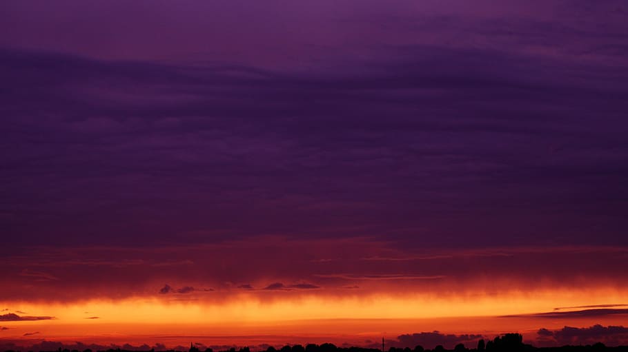 photo of horizon during twilight our, nature, landscape, clouds HD wallpaper