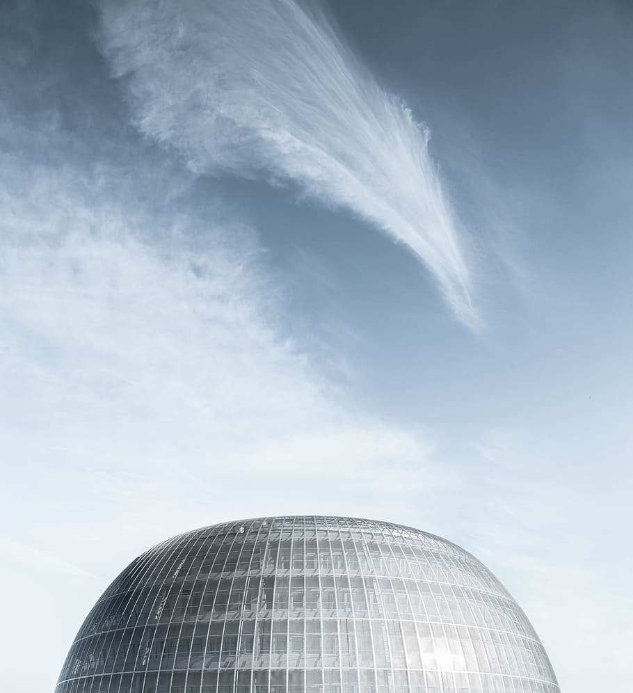 architecture, building, infrastructure, blue, sky, cloud, cloud - sky HD wallpaper