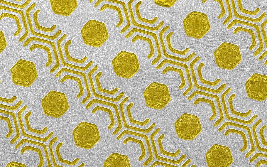 abstract, background, hexagons, geometric, fabric, wrapping paper HD wallpaper