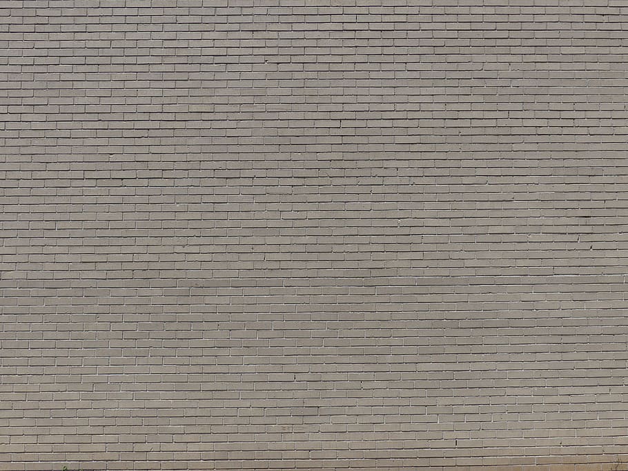 gray concrete surface, brown concrete bricked panel, wall, texture, HD wallpaper