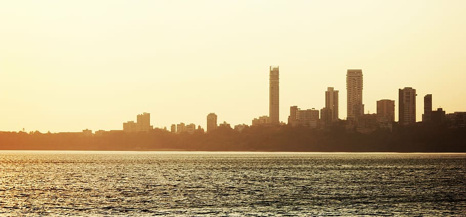 HD wallpaper: city next to sea water, mumbai, bombay, india, skyline,  metropole | Wallpaper Flare
