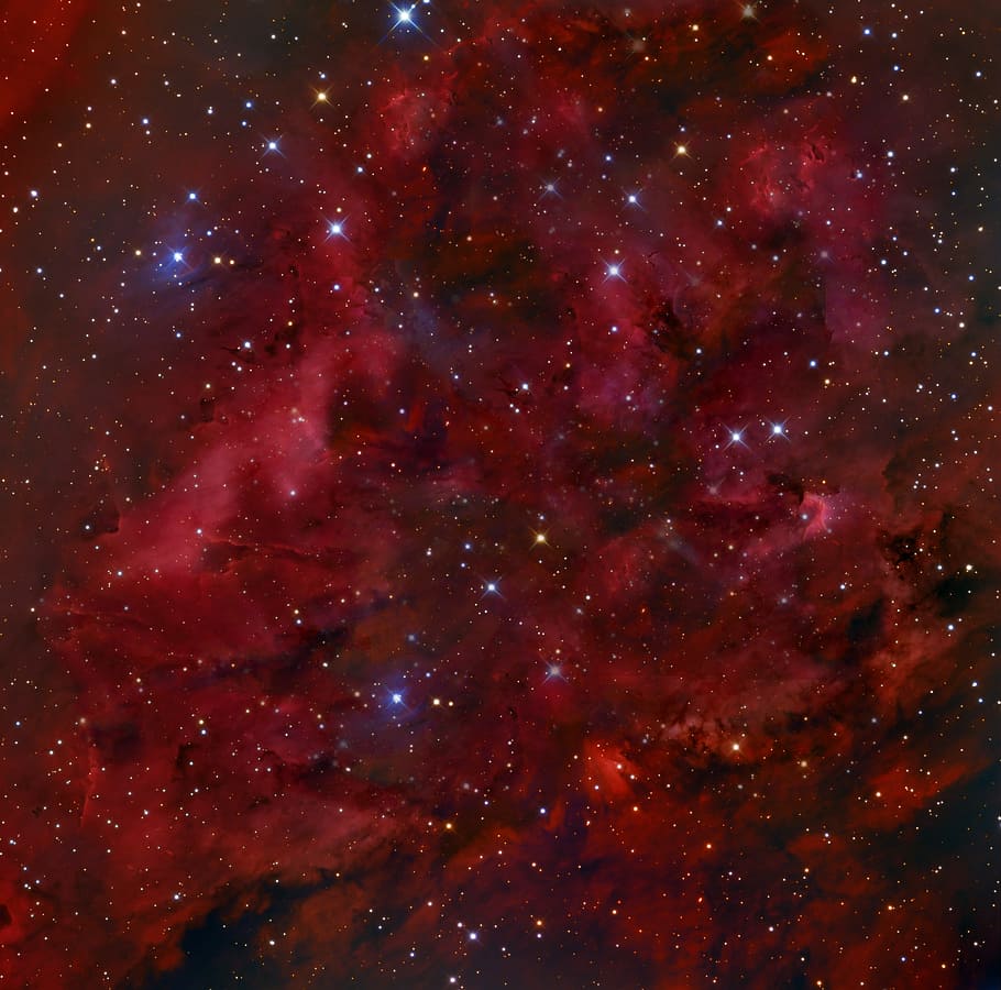 Distant future black cloud dark galaxy nebula red scifi space  stars HD phone wallpaper  Peakpx