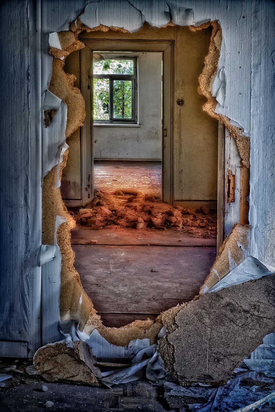 brown wooden wall, ruin, decay, home, building, dilapidated HD wallpaper