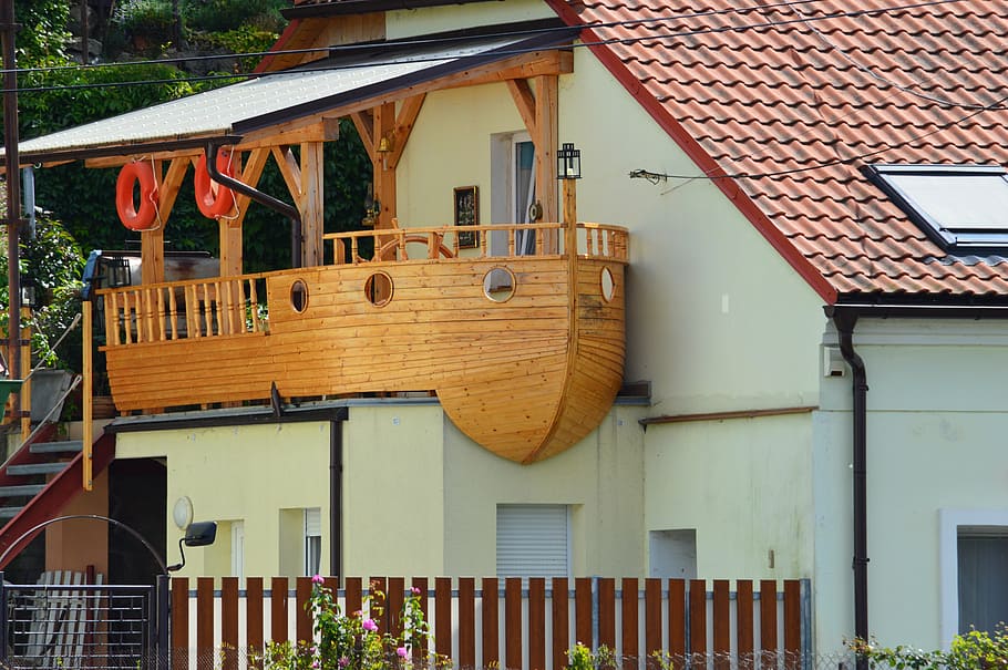 ship, house, housing, architecture, built structure, building exterior HD wallpaper