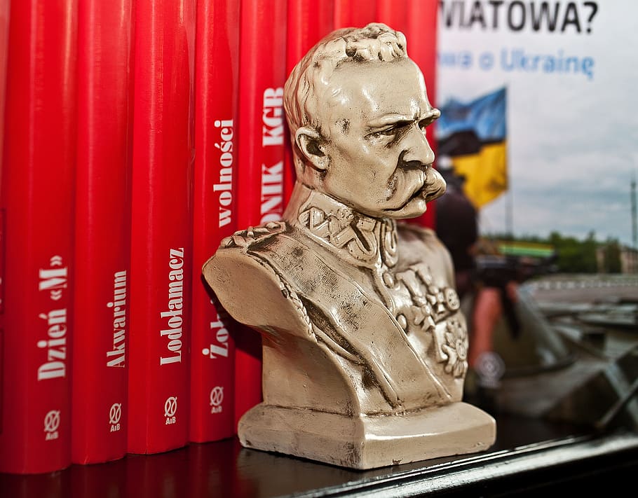Bust, Jozef Pilsudski, Commander, chief, leader, second republic HD wallpaper