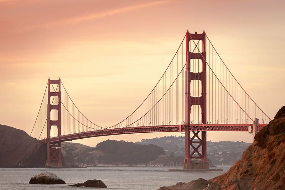 Golden Gate Bridge photo during daytime, san francisco, california, HD wallpaper