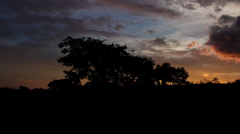 Landscape, Twilight, Sunset, Nature, horizon, sky, eventide HD wallpaper
