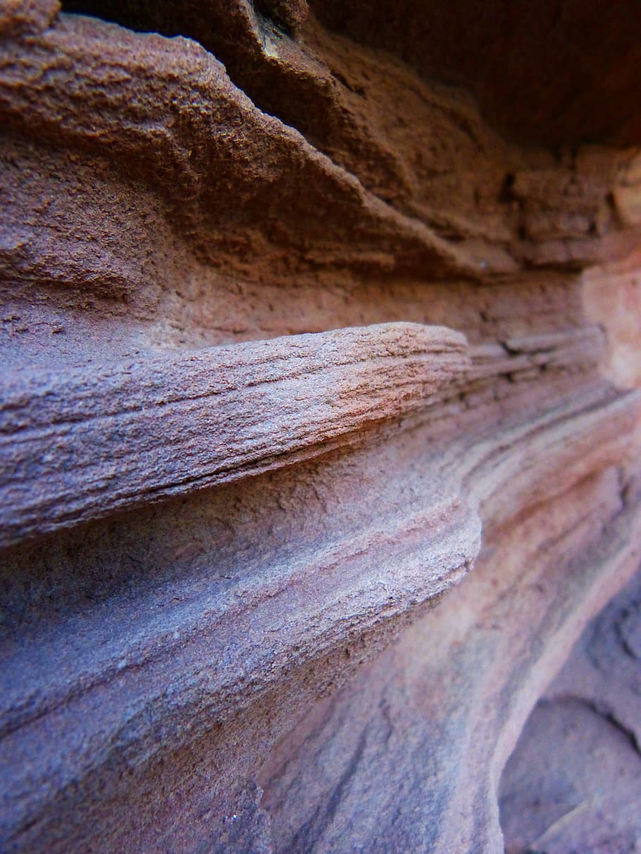 rock, sandstone, texture, red, wall, full frame, no people HD wallpaper