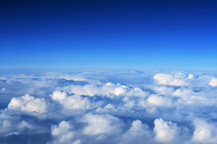 3840x2160px Free Download Hd Wallpaper High View Of Nimbus Clouds