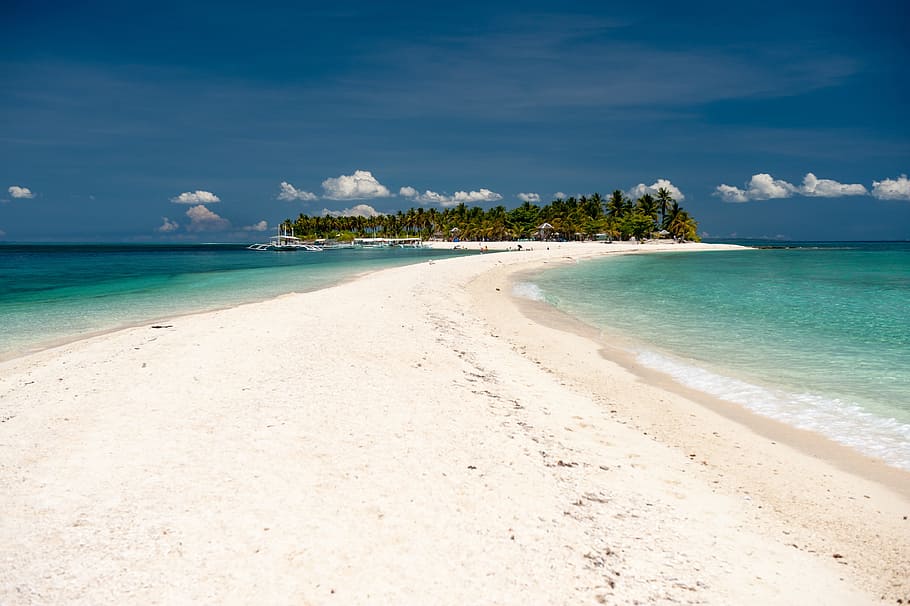 seashore near on body of water, sand, beach, travel, summer, seascape, HD wallpaper