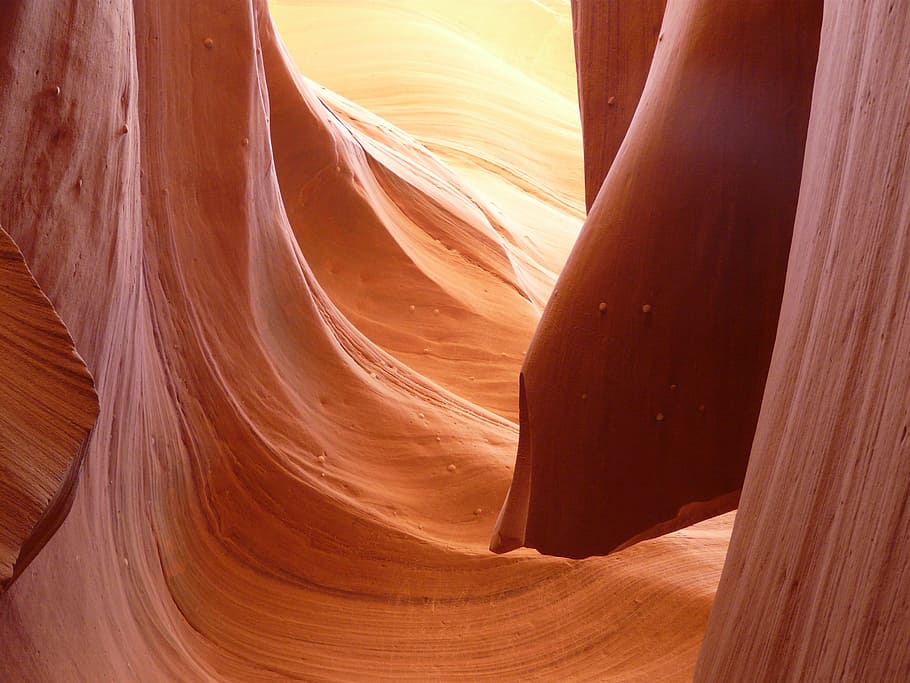 Antelope Canyon, page, sand stone, gorge, colorful, light, shadow, HD wallpaper