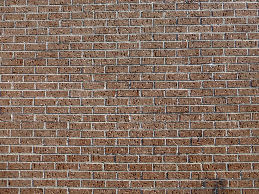 texture, brick, wall, orange, red, bricks, full frame, pattern HD wallpaper
