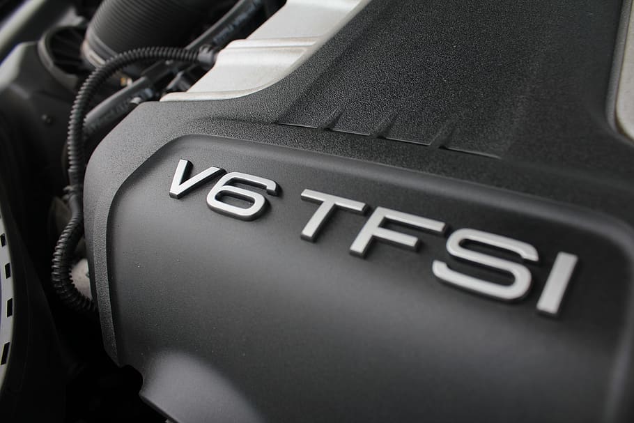 Hd Wallpaper Close Up Photography Of V6 Tfsi Engine V6 Engine Technology Wallpaper Flare