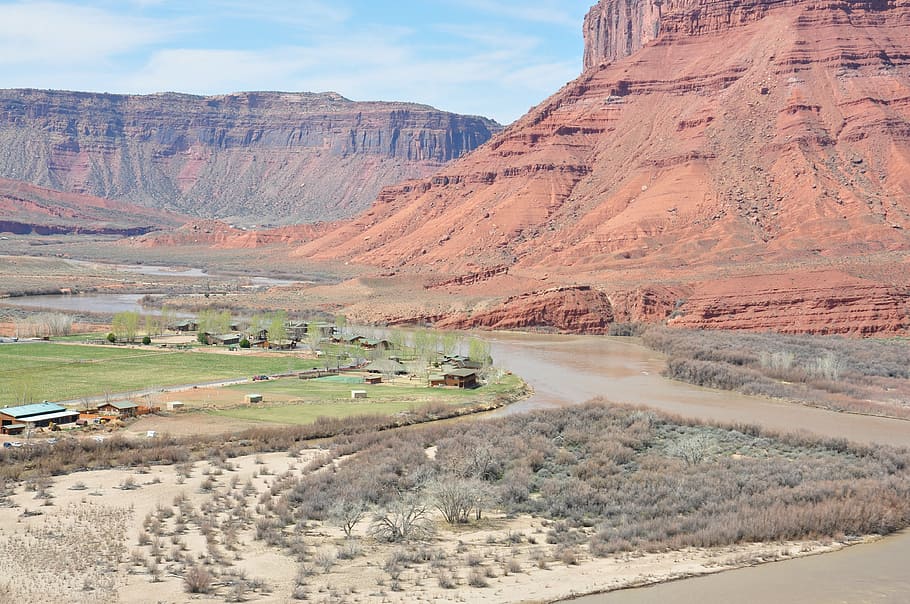 utah, desert, river, landscape, nature, outdoors, western, canyon HD wallpaper