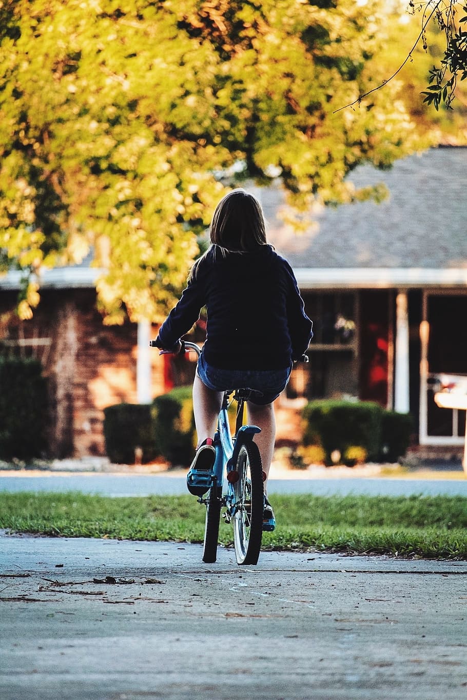 HD wallpaper: girl riding bike, ride, cycle, bicycle, kid, childhood,  neighbor | Wallpaper Flare