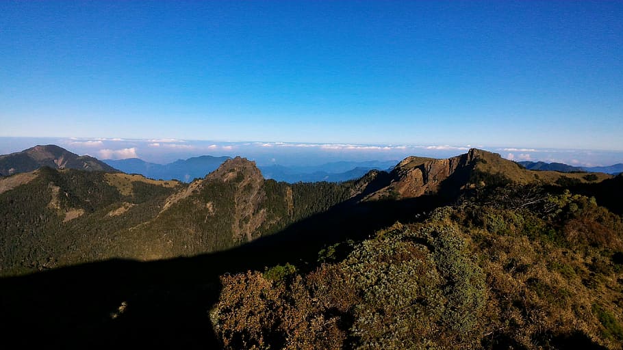 mountain, taiwan, nature, mountain Peak, scenics, landscape HD wallpaper