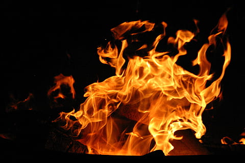 Fire, Campfire, Romance, Burn, Flame, barbecue, lighting, walpurgis fixed HD wallpaper