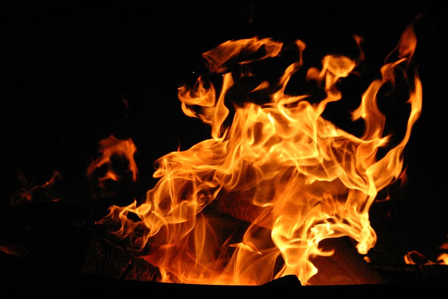 Fire, Campfire, Romance, Burn, Flame, barbecue, lighting, walpurgis fixed HD wallpaper