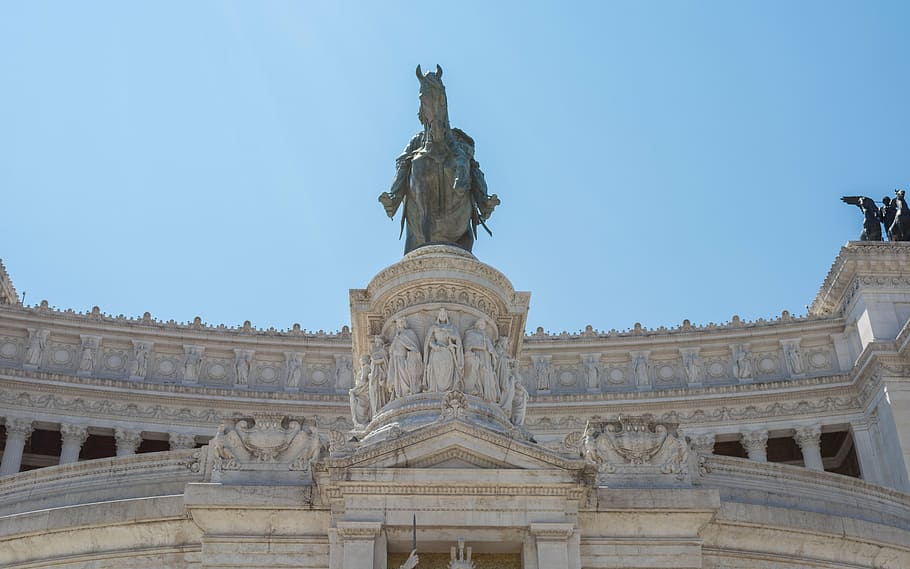 rome, monument to vittorio emanuele ii, the altar of the fatherland, HD wallpaper