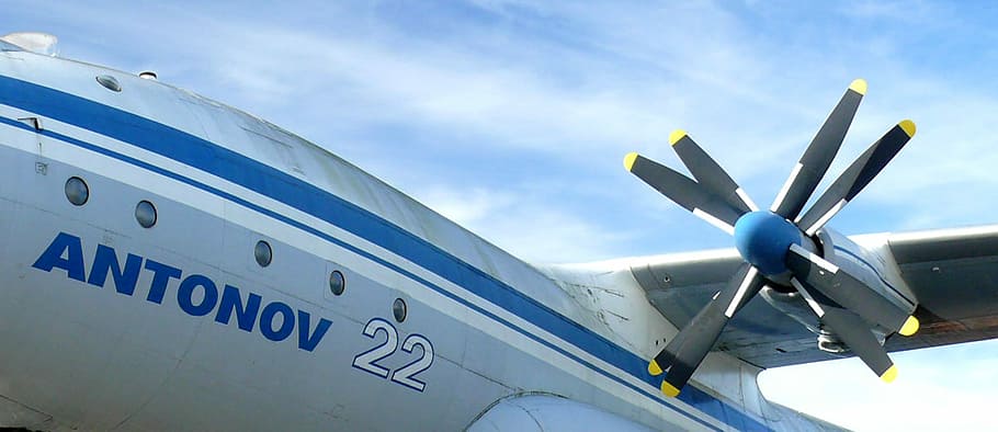 Aircraft, Antonov, Wing, Turbine, propeller, technology, museum, HD wallpaper