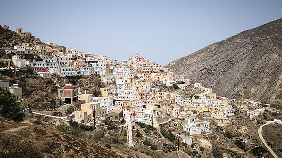 greece, karpathos, olympos, architecture, building exterior HD wallpaper